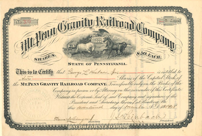 Mt. Penn Gravity Railroad Co.